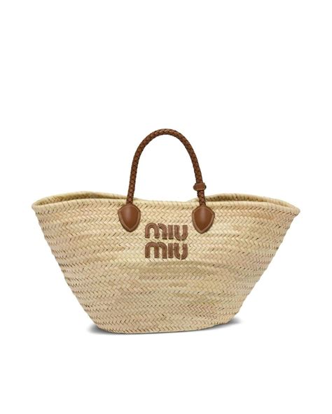 miumiu raffia bag|Raffia.